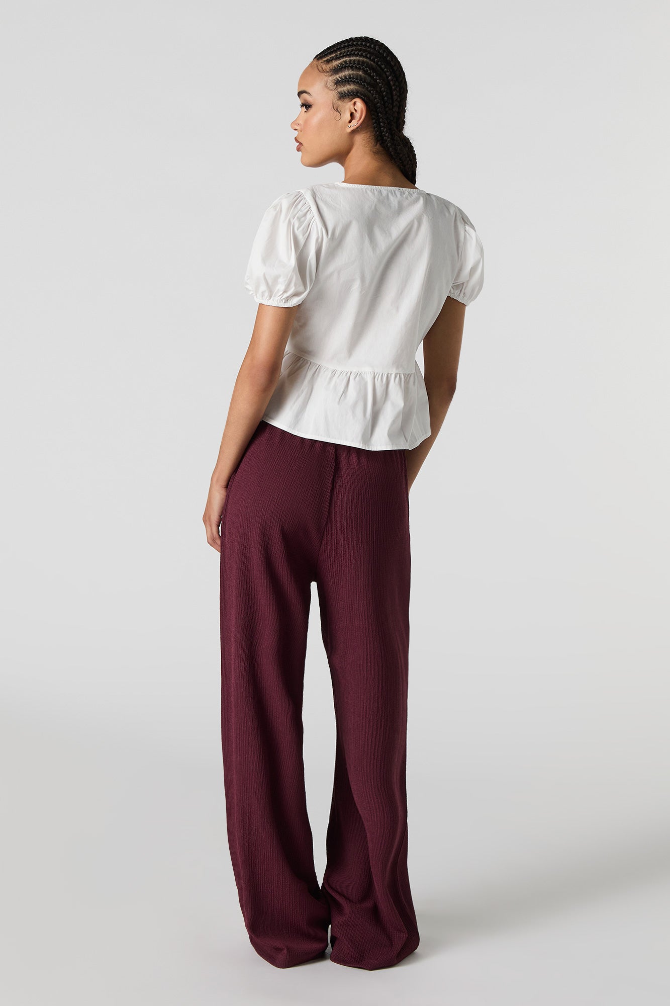 LE’RURE Flourish wide pants dress Alex Evenings Georgette Chiffon Wide Leg Mid Rise Flowy