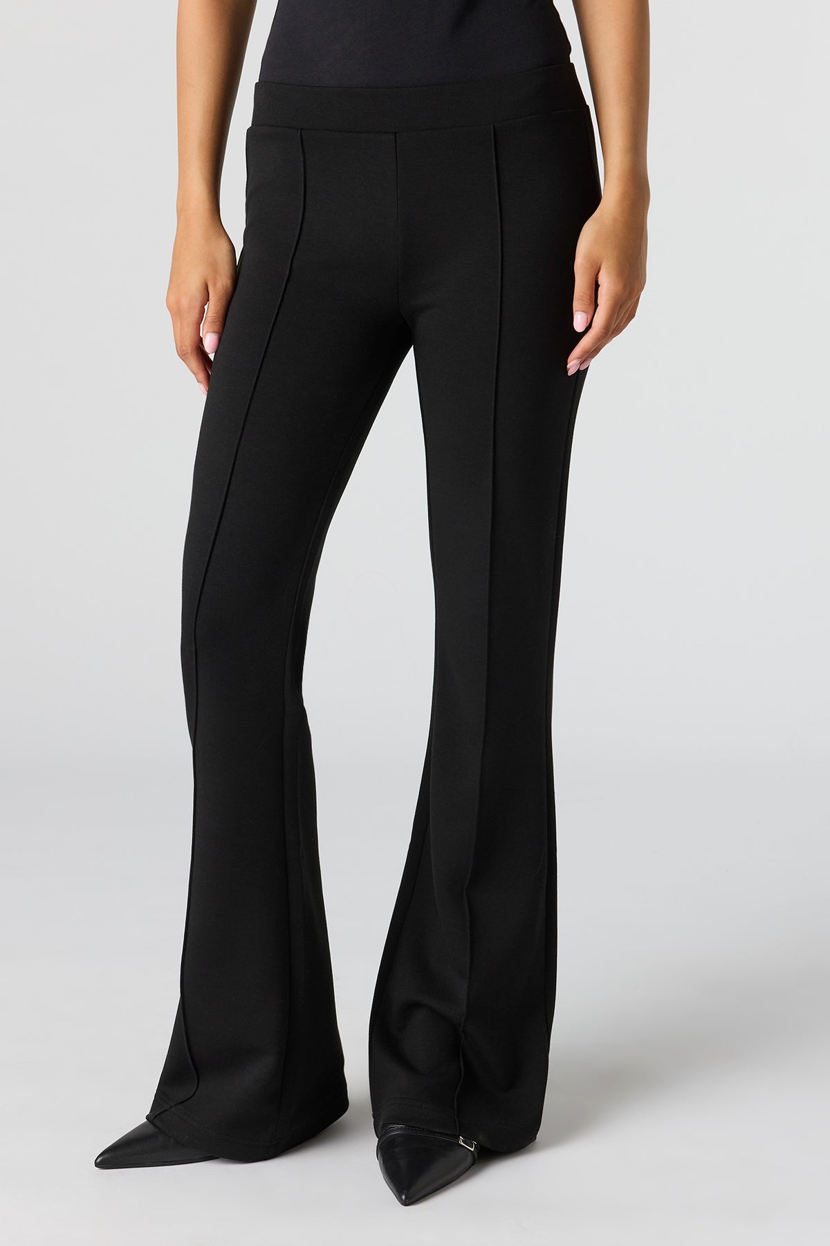 Alt View 2. Soft Flare Dress Pant - Black