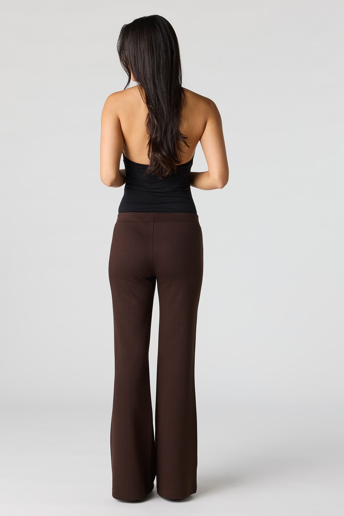 Alt View 3. Soft Flare Dress Pant - Brown