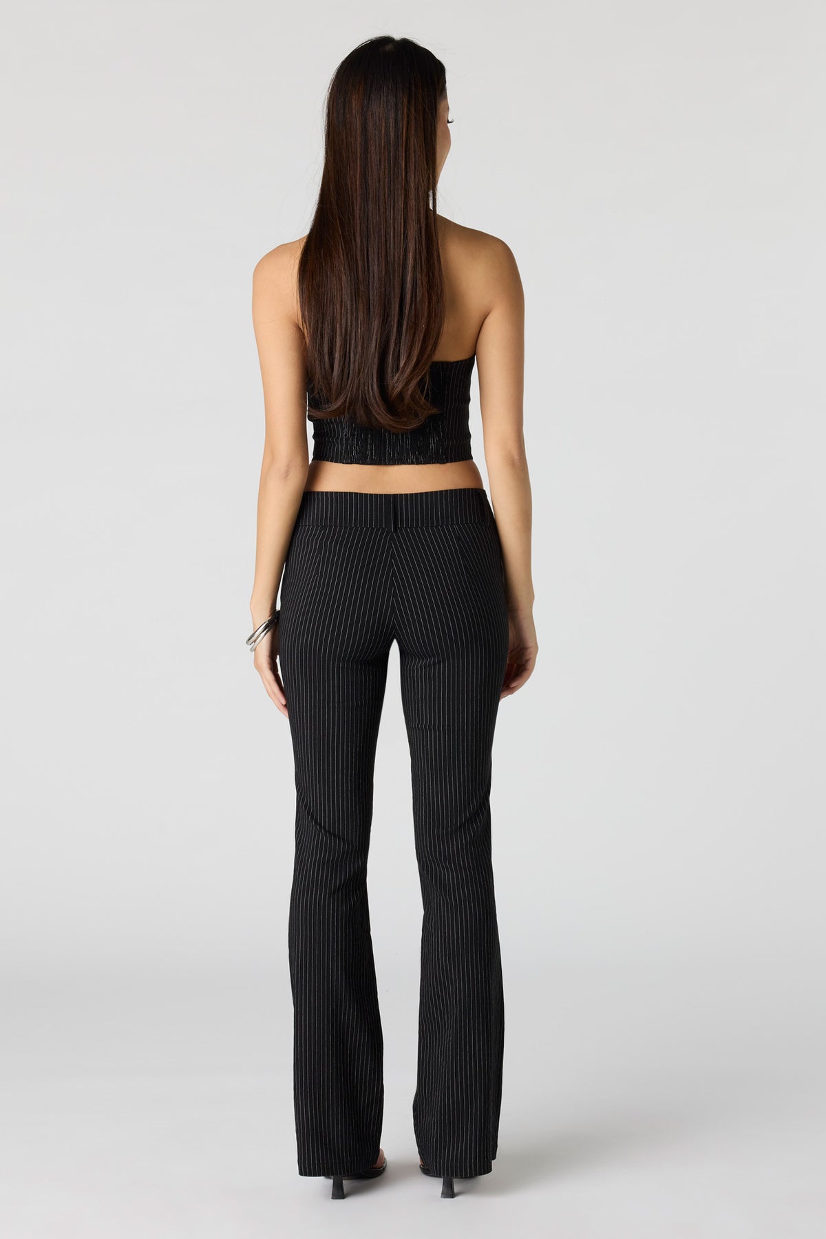 Vue alternative 3. Pantalon habillé mi-taille à jambe évasée