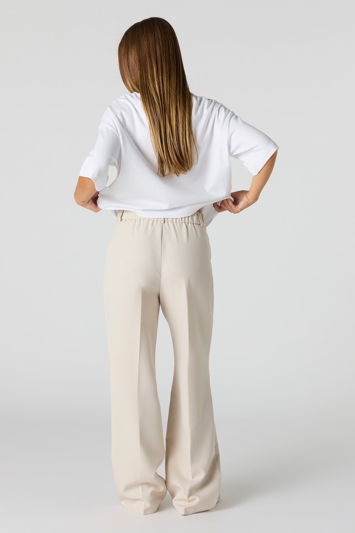 Alt View 3. Wide Leg Dress Pant - Tan
