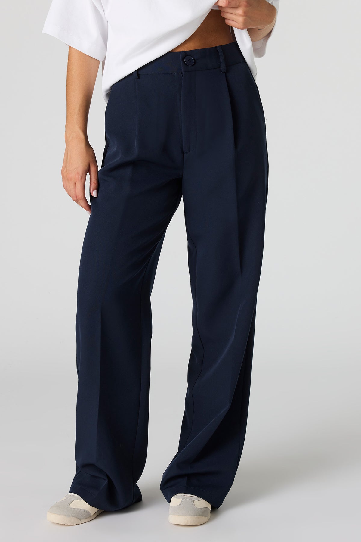 Alt View 2. Wide Leg Dress Pant - Dark Blue