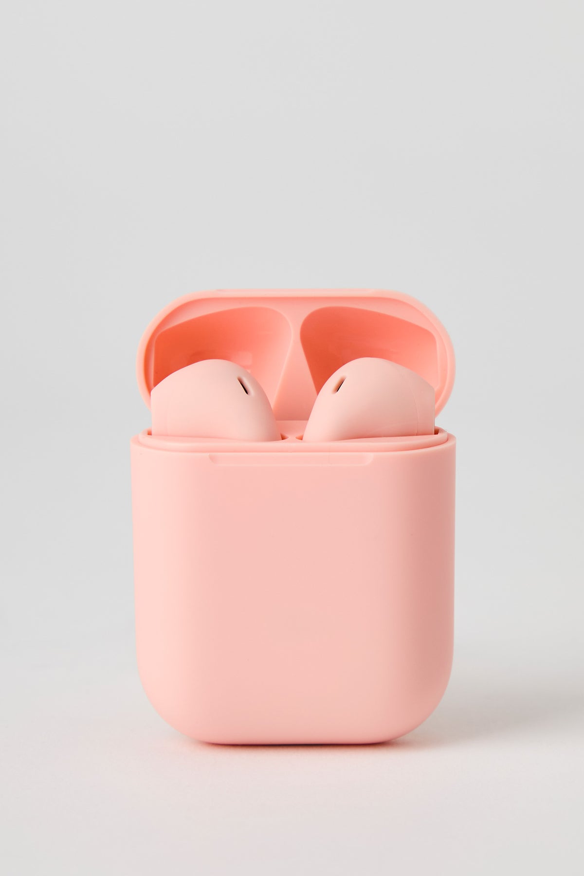 Alt View 2. Wireless Bluetooth Earbuds & Charging Case - Rose