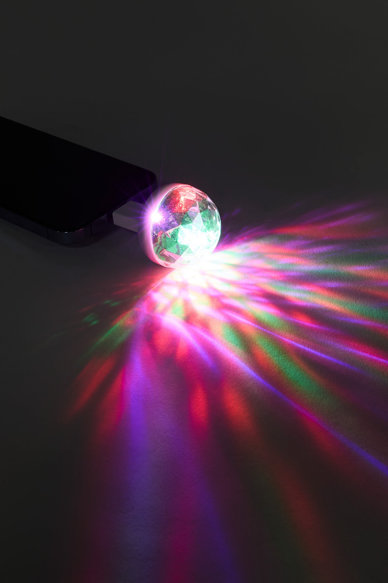 Lumière disco pour téléphone intelligent