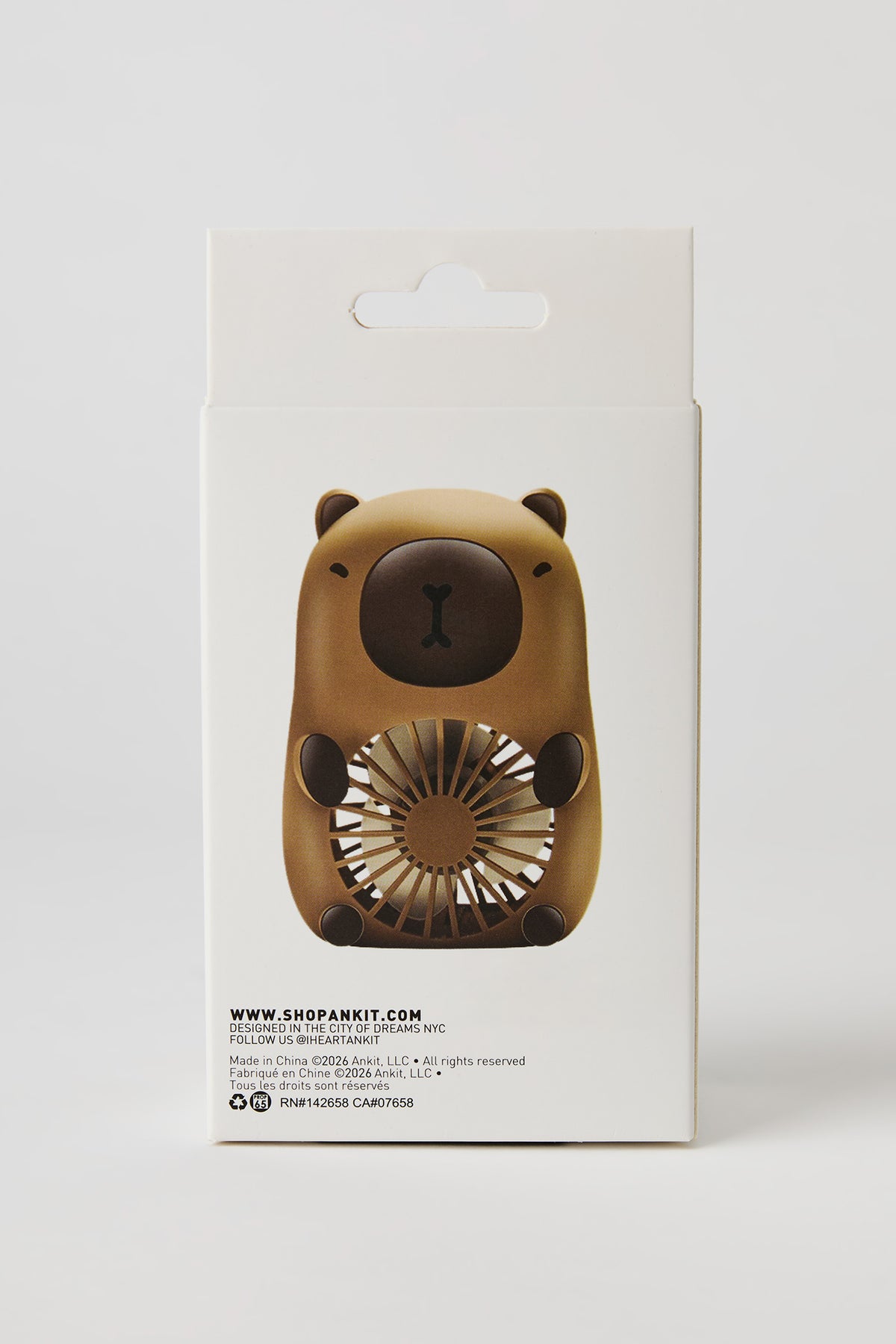 Vue alternative 3. Miniventilateur Capybara