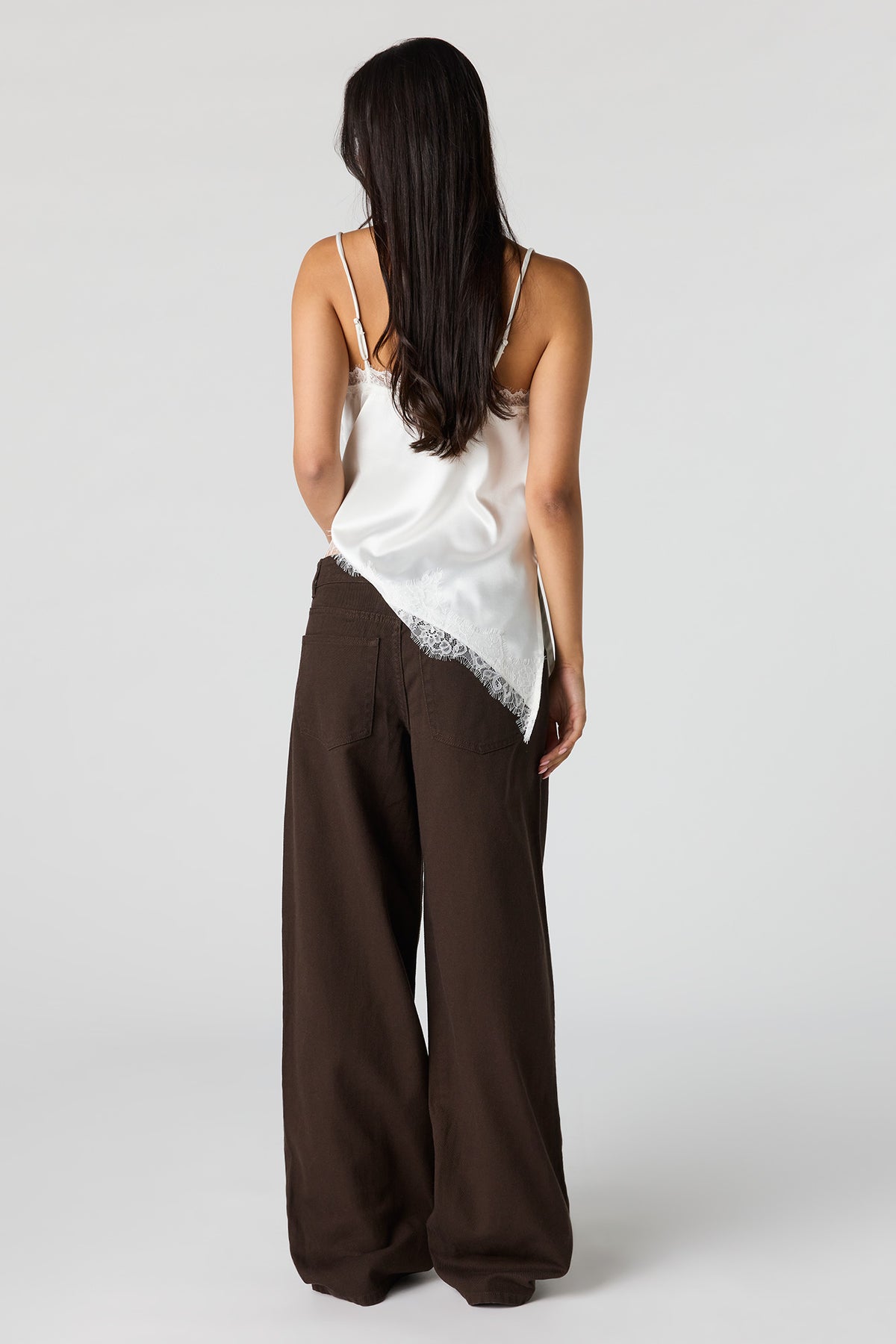 Alt View 3. Bull Denim Super Baggy Jean - Brown