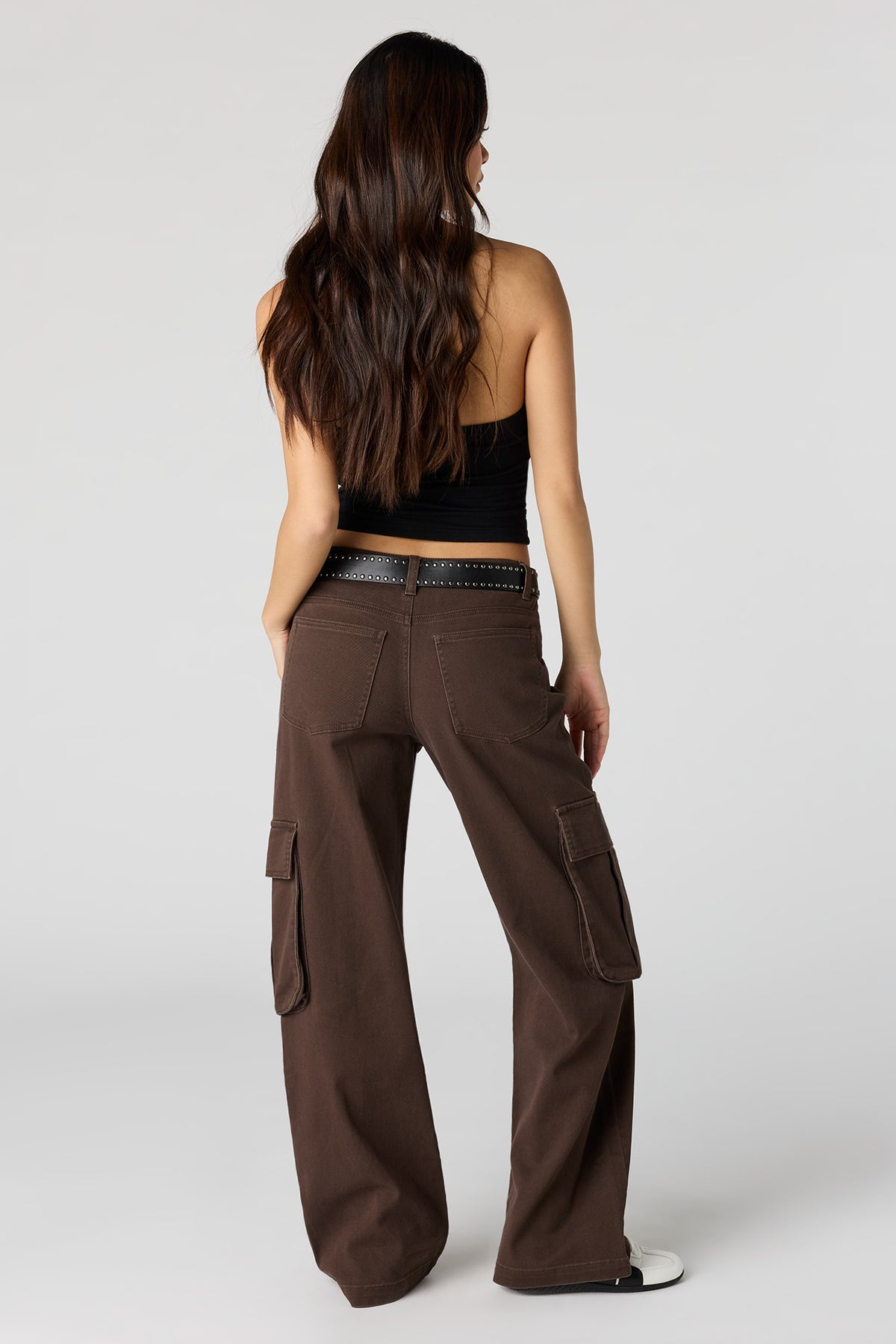 Vue alternative 3. Pantalon baggy cargo avec ceinture