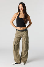 Pantalon baggy cargo avec ceinture