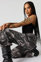 Pantalon baggy clouté
