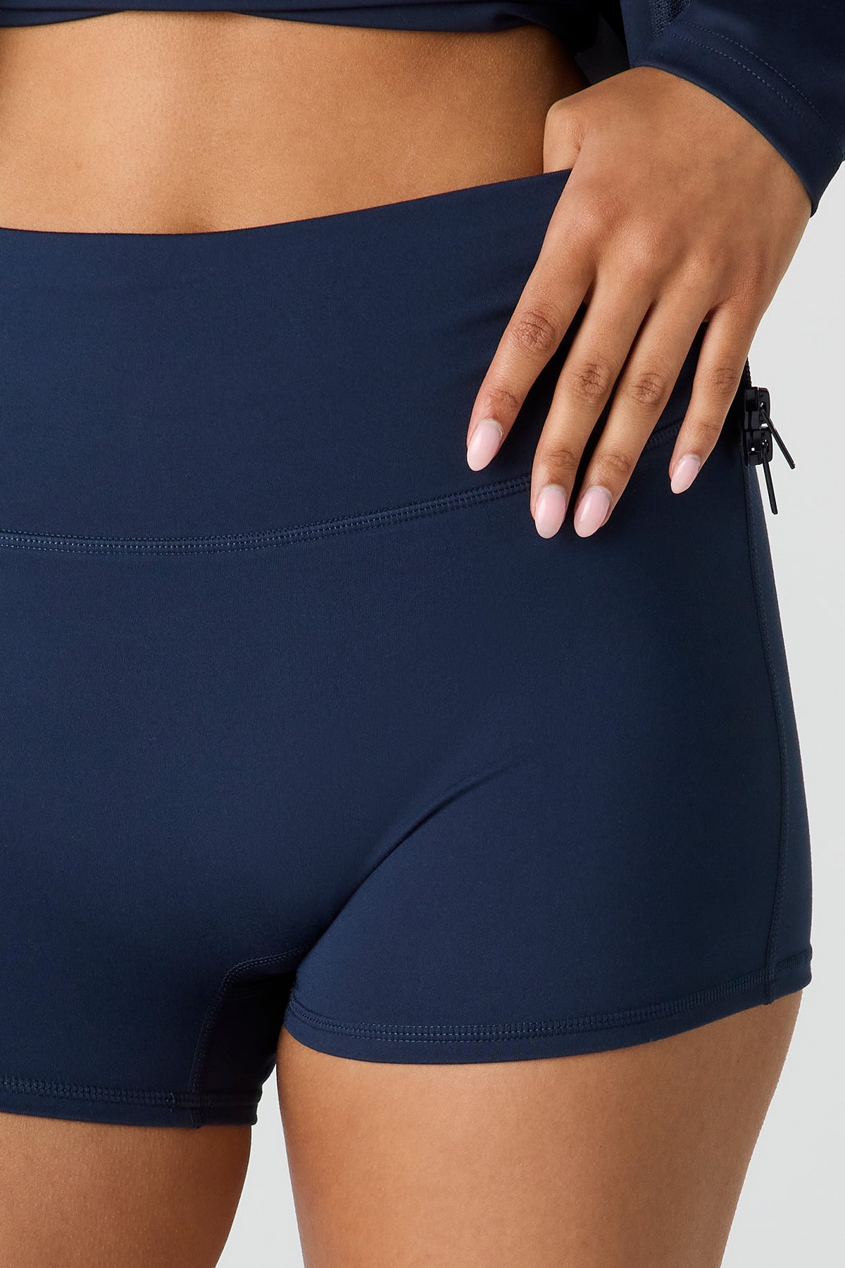 Alt View 4. U/A Push-Up Short 2.75" - Navy