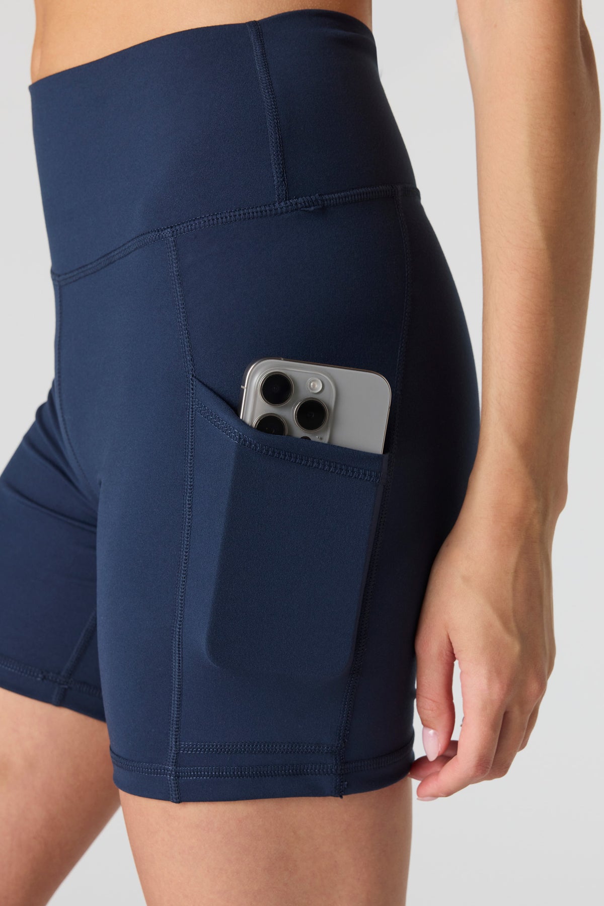 Alt View 4. U/A Bike Short - Navy