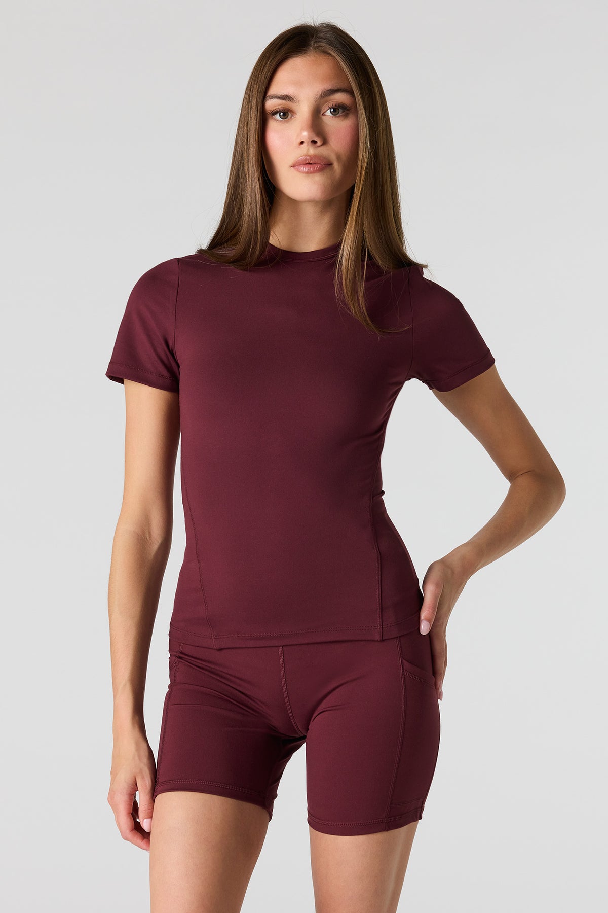 U/A Bike Short - Burgundy