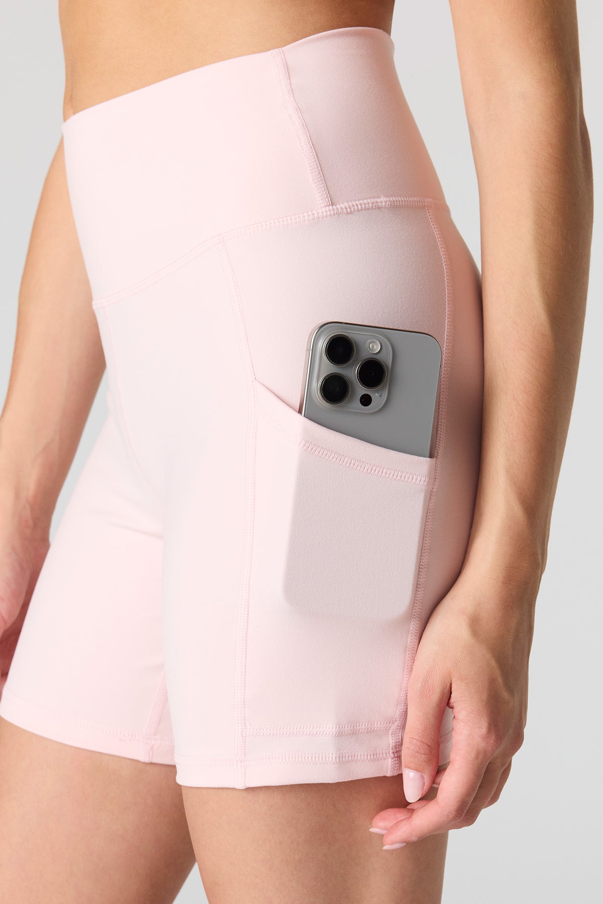 Alt View 4. U/A Bike Short - Pink