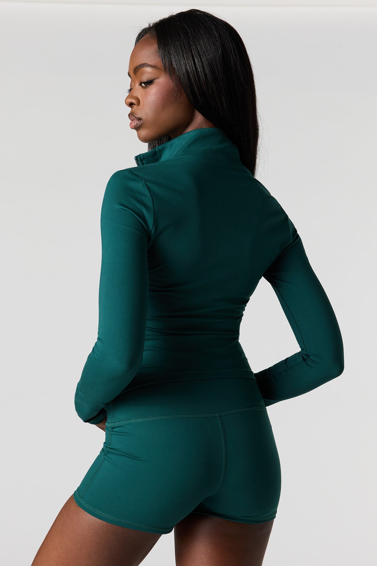 Alt View 2. U/A Bike Short 2.75" - Teal