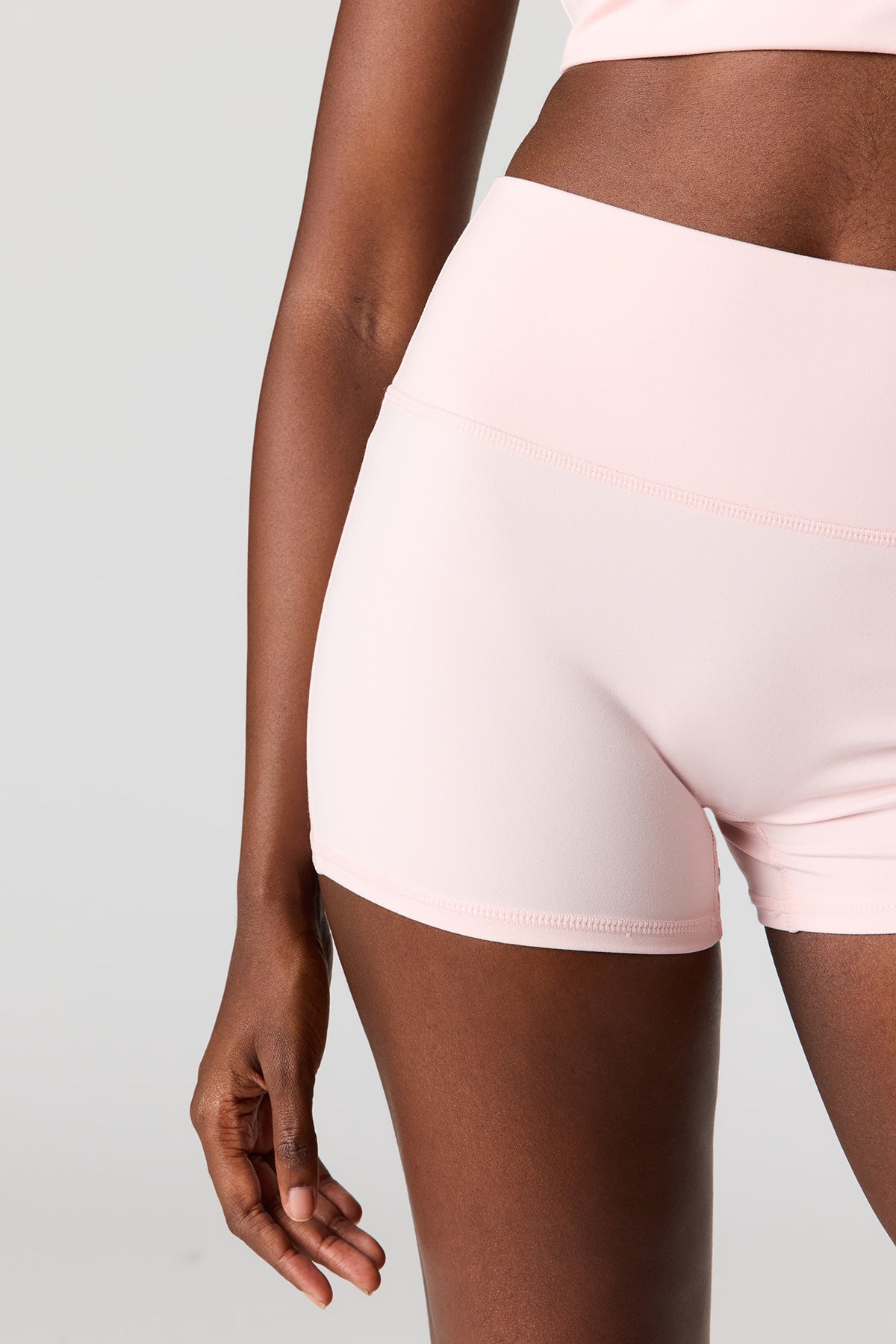 Alt View 4. U/A Bike Short 2.75" - Light Pink