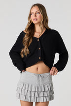 Minijupe short volantée