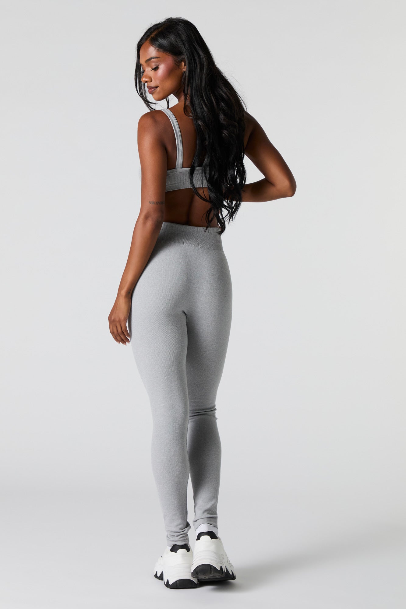 Legging doublé de similifourrure