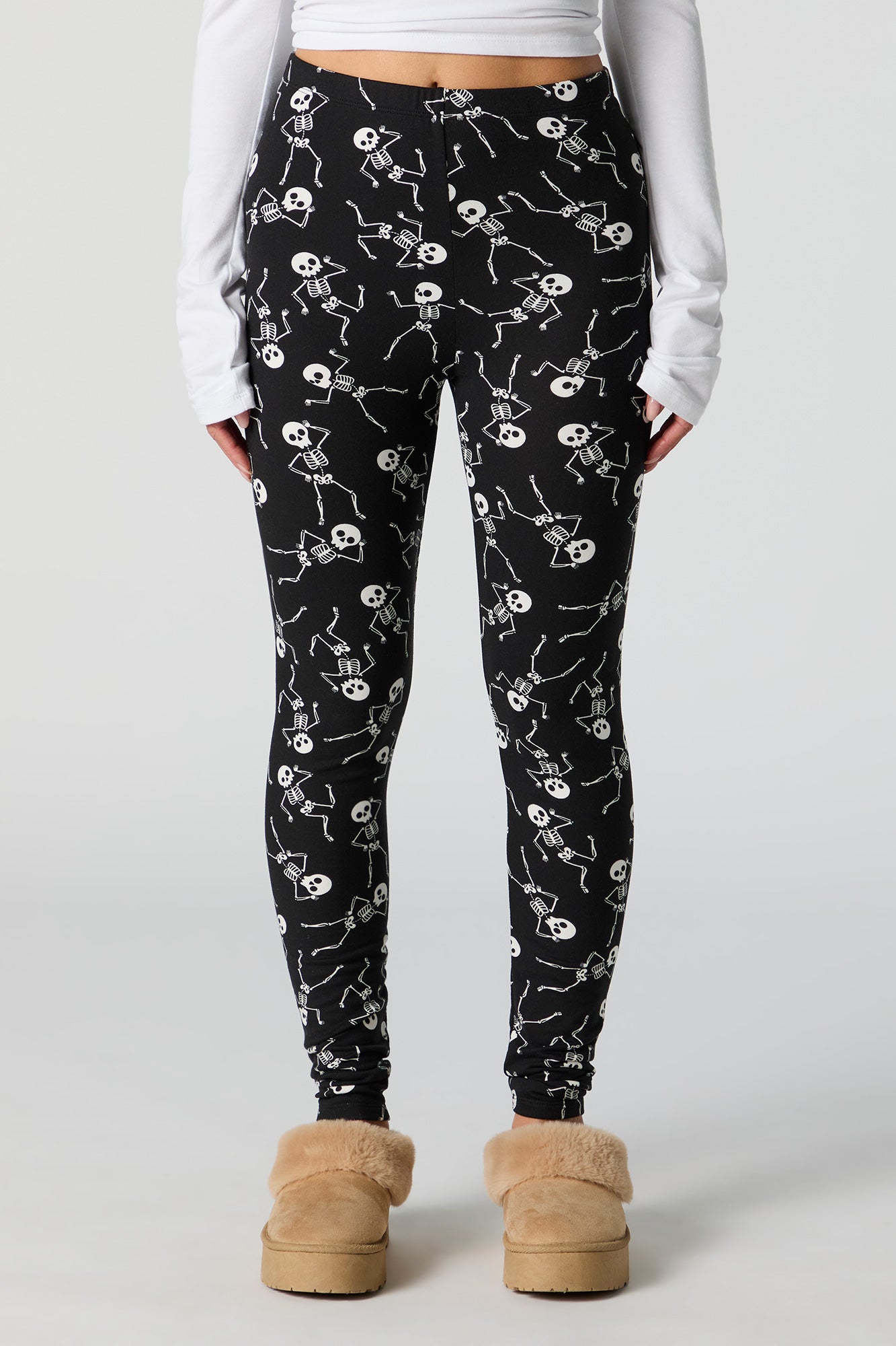 Halloween Print Fleece Legging