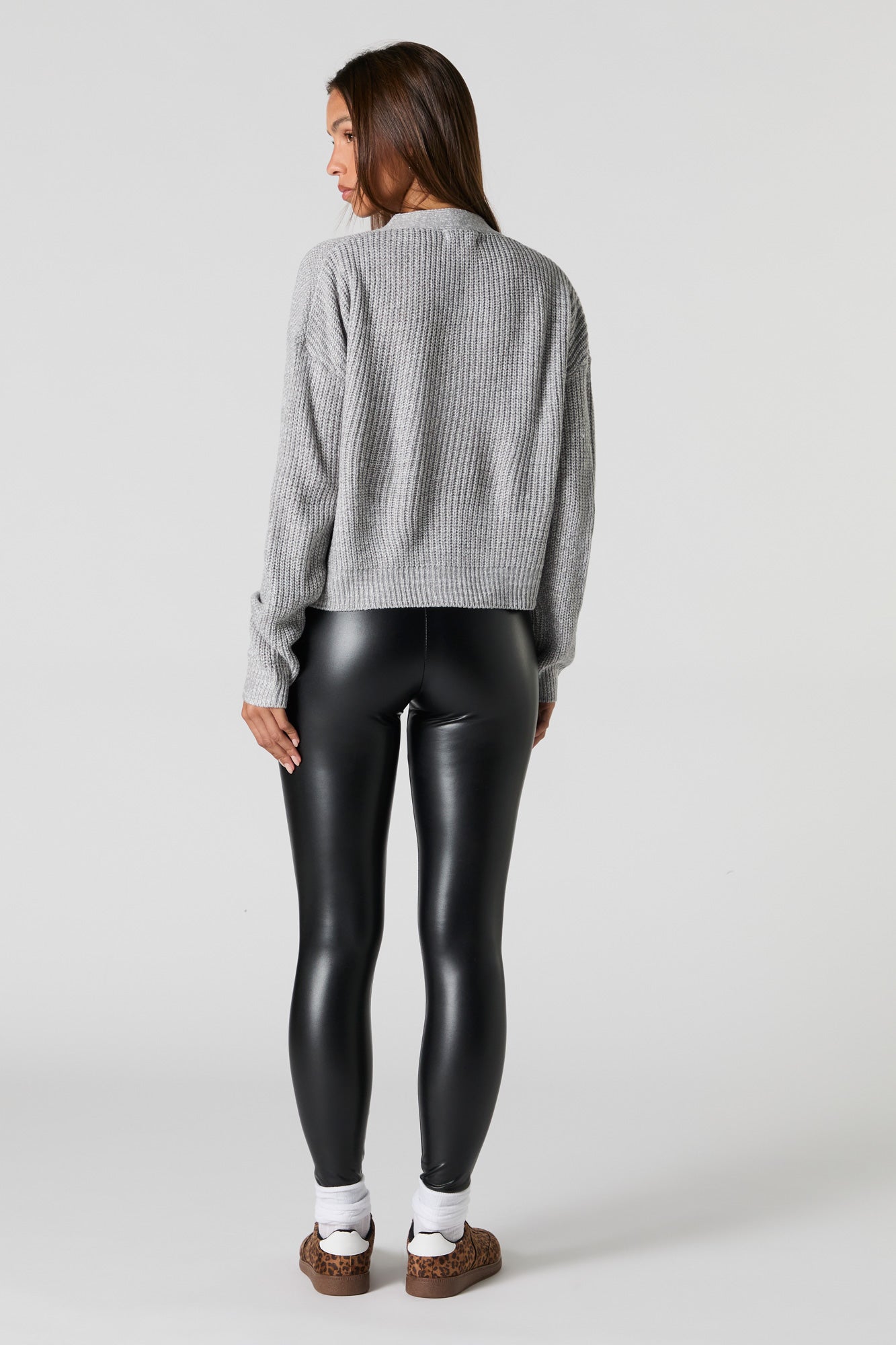 Faux Leather Legging