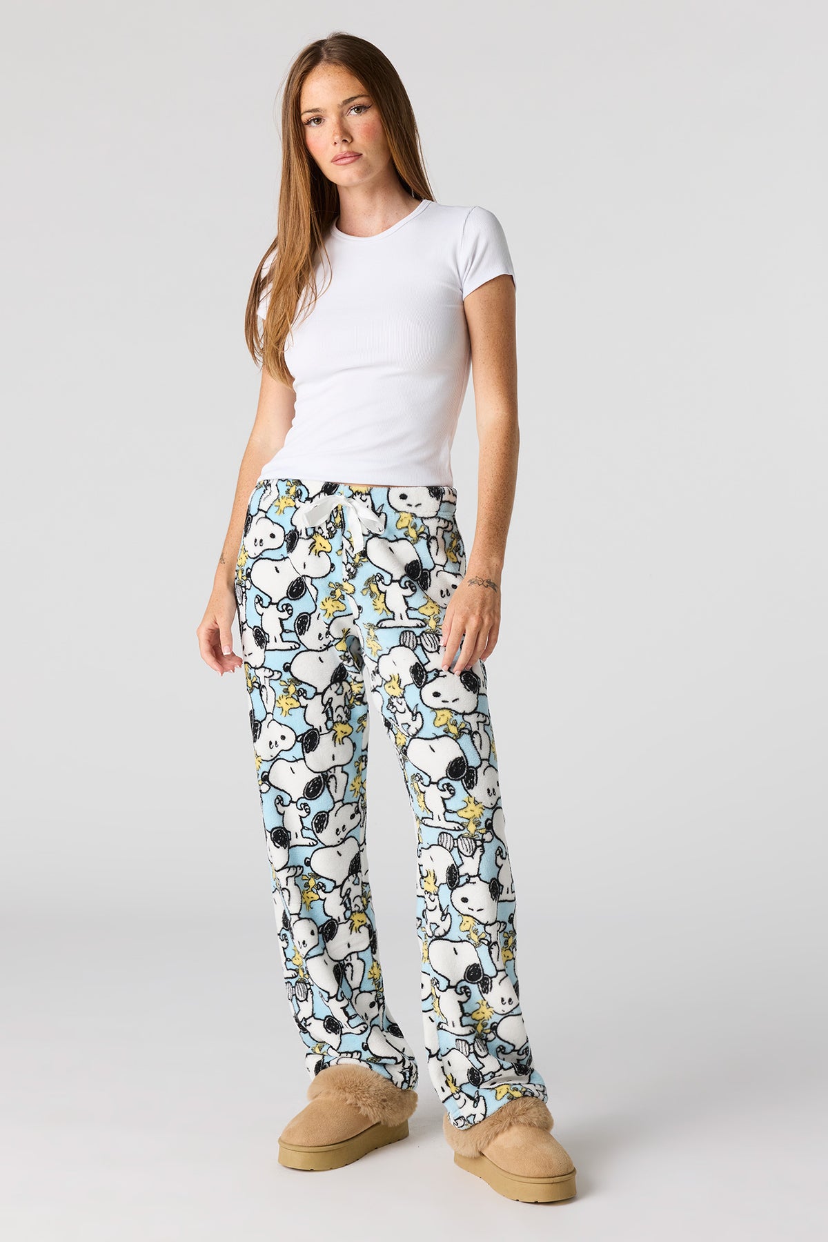Peanuts Plush Pajama Pant - Blue