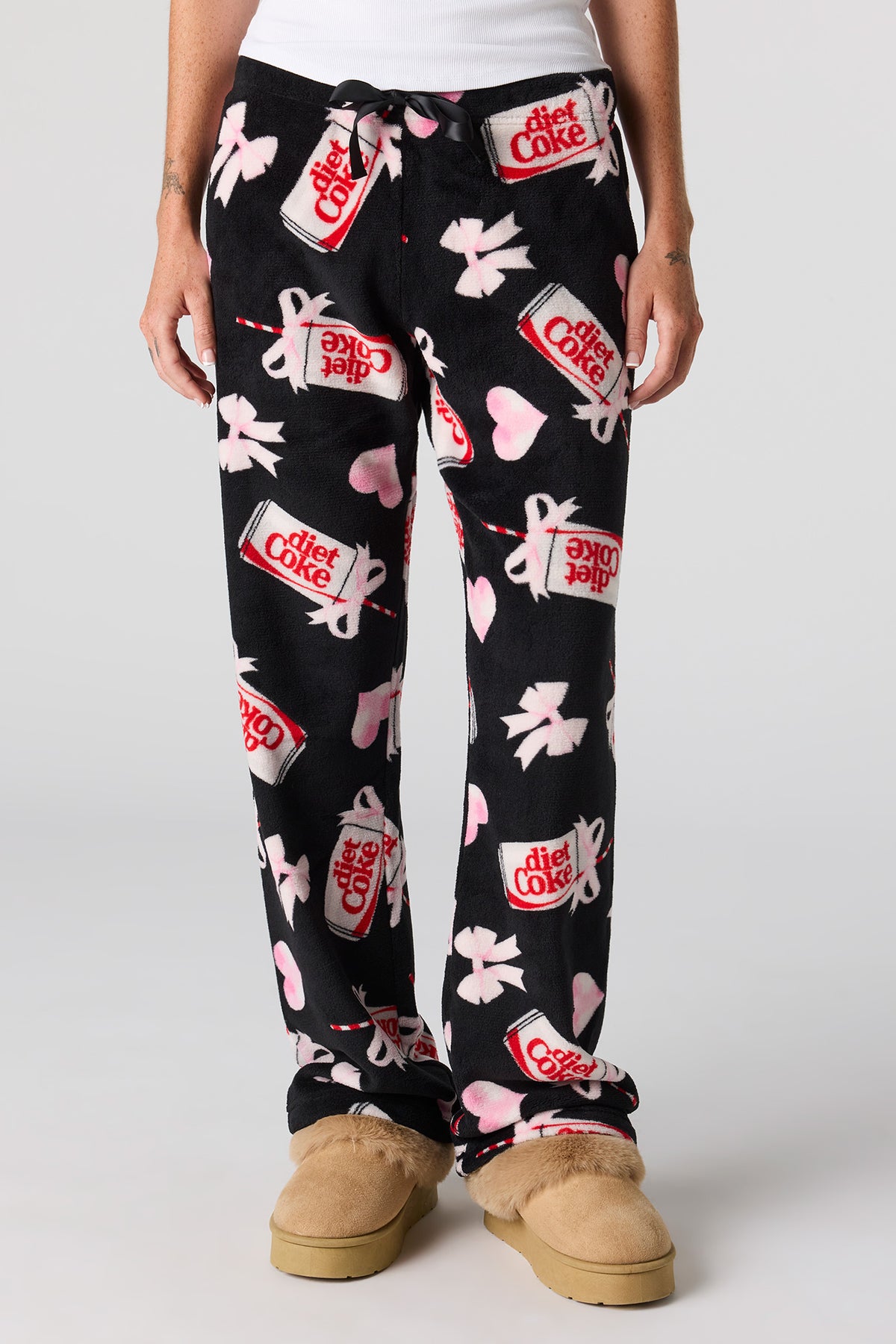 Vue alternative 2. Pantalon de pyjama en peluche à imprimé Diet Coke
