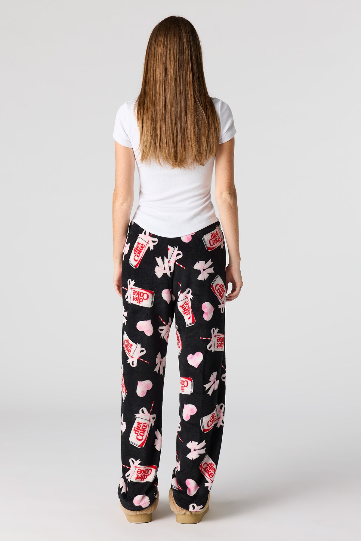 Vue alternative 3. Pantalon de pyjama en peluche à imprimé Diet Coke