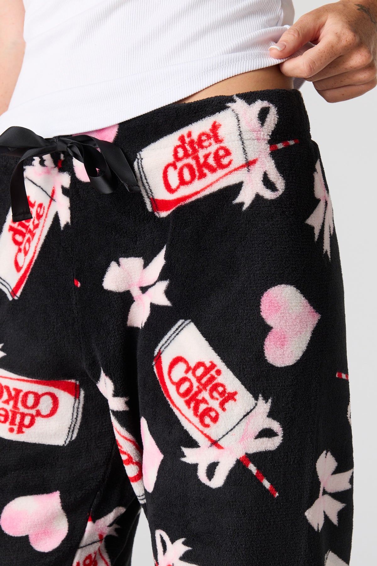 Vue alternative 4. Pantalon de pyjama en peluche à imprimé Diet Coke