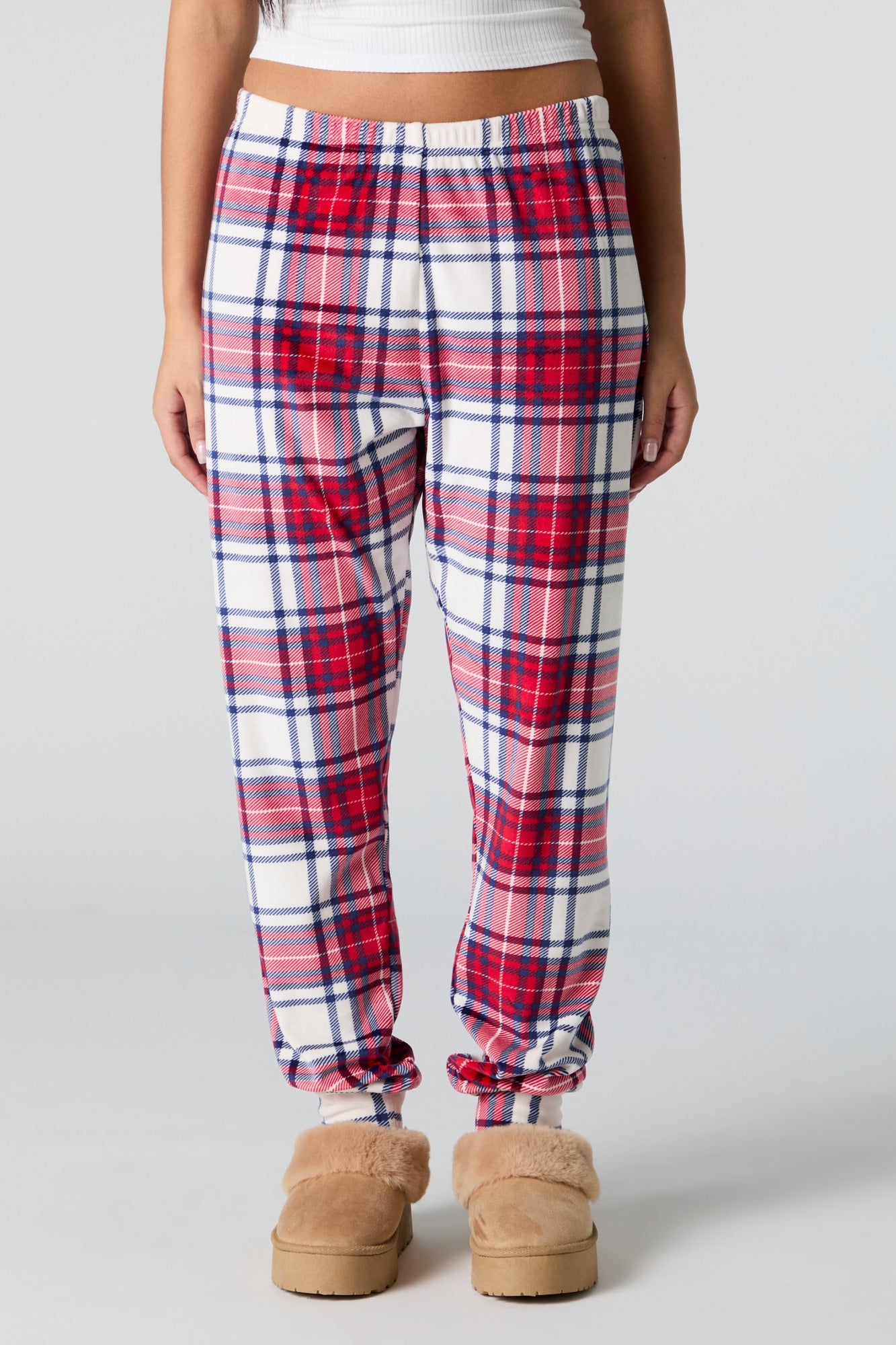 Jogger de pyjama en velours imprimé