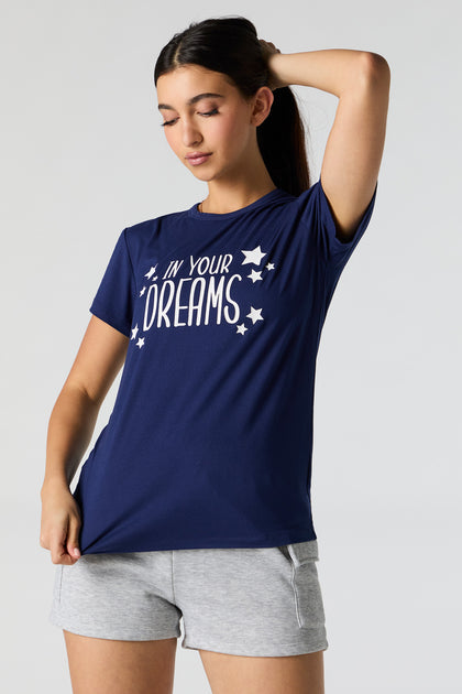 In Your Dreams Graphic Pajama T-Shirt