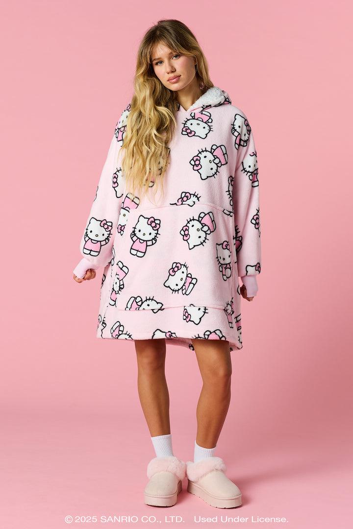 Hello Kitty® Plush Blanket Hoodie