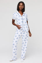 Button-Up Top & Pant Pajama Set