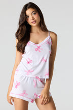 Soft V-Neck Tank & Short Pajama Set