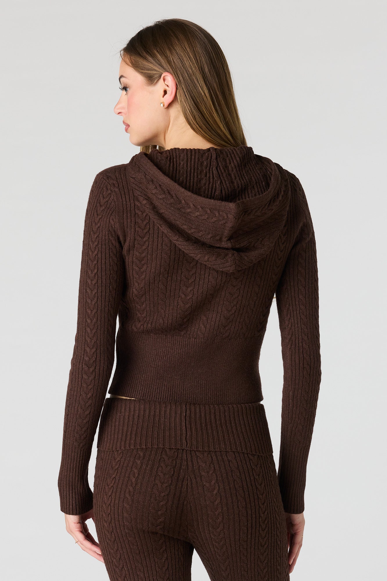 Cable Knit Zip-Up Hoodie – Urban Planet