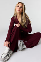 Knit Wide Leg Pant