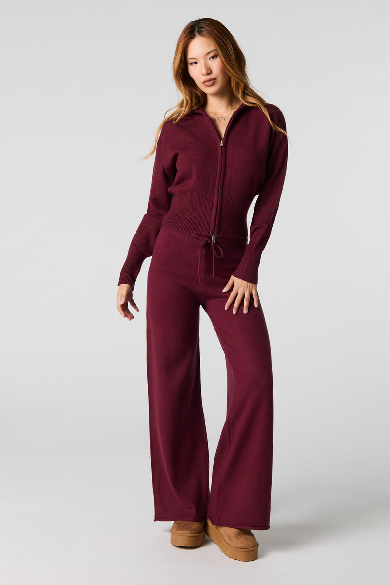Wide Leg Knit Pant
