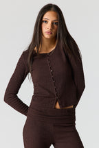 Cardigan texturé