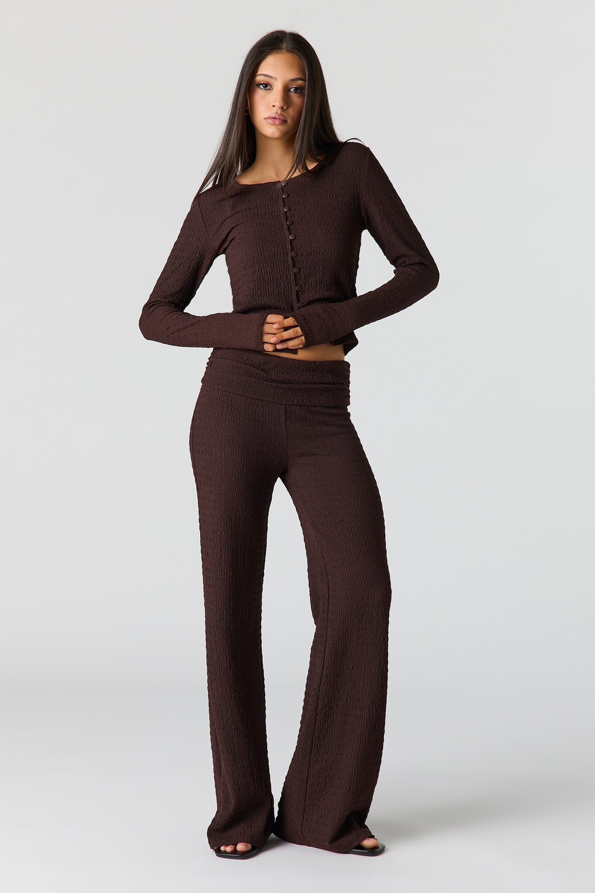 Vue alternative 3. Cardigan texturé