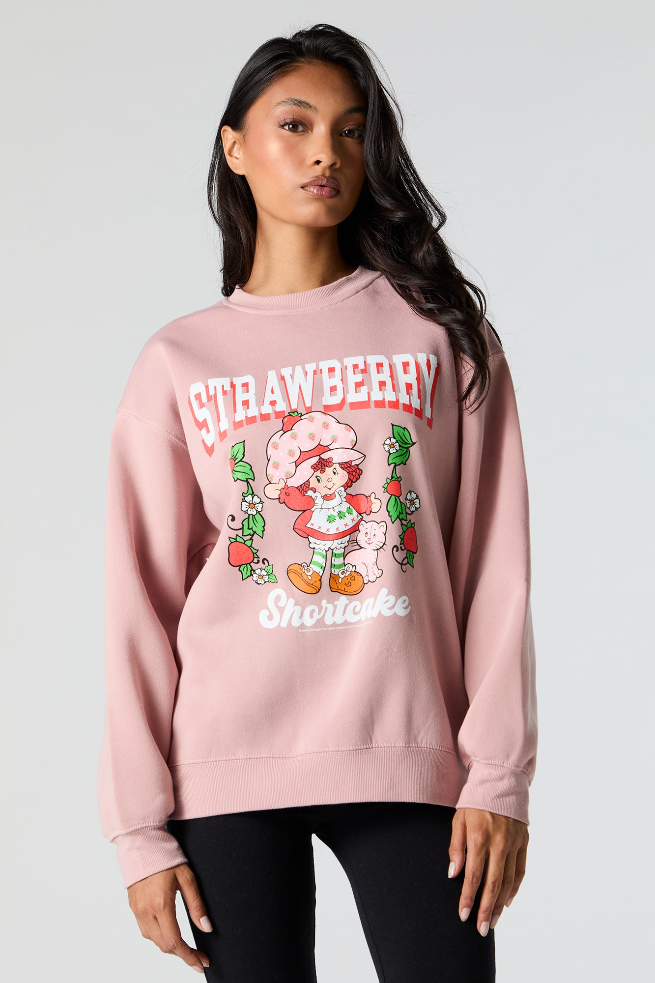 Strawberry Shortcake Graphic Fleece Sweatshirt