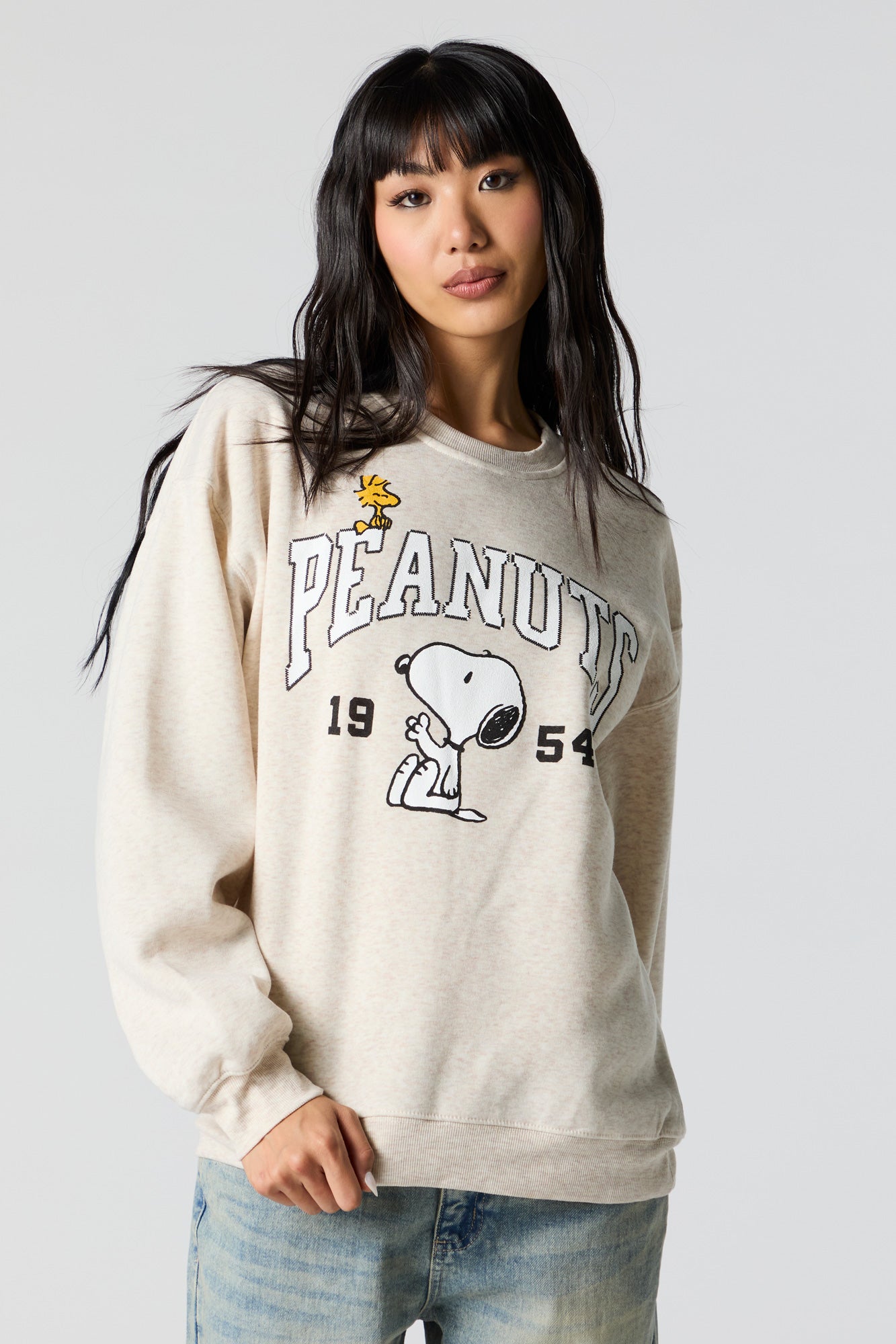 Peanuts Graphic Fleece Sweatshirt