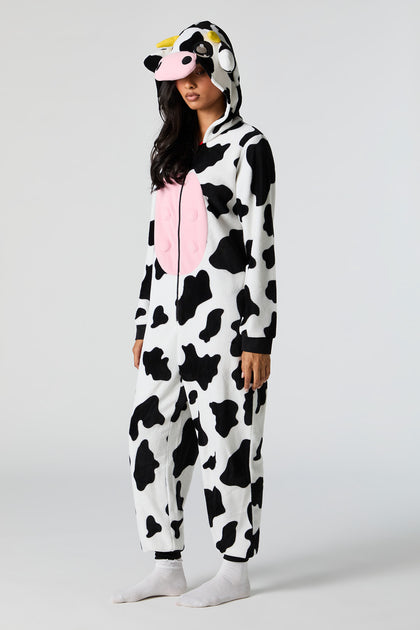 Plush 3D Cow Onesie