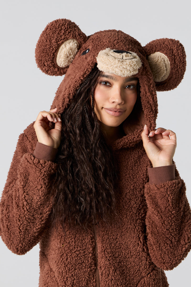 3D Bear Sherpa Onesie