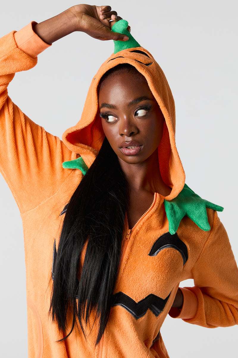 3D Pumpkin Plush Onesie