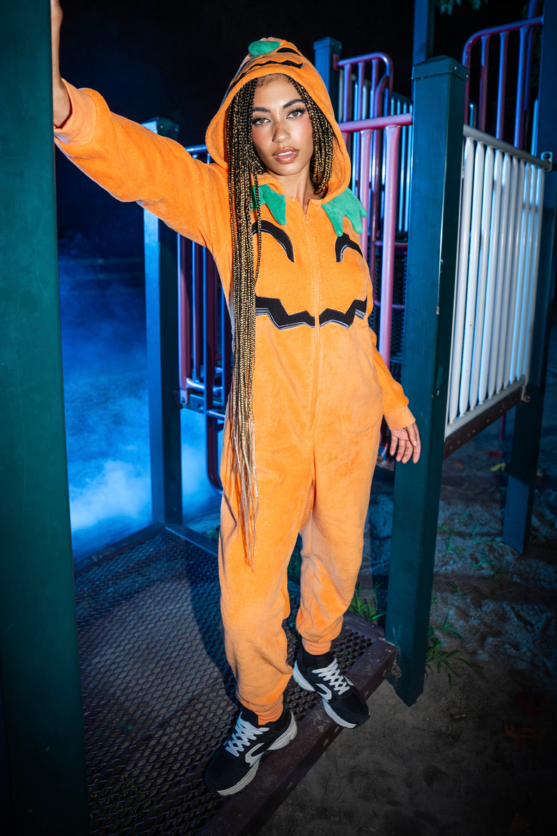 3D Pumpkin Plush Onesie