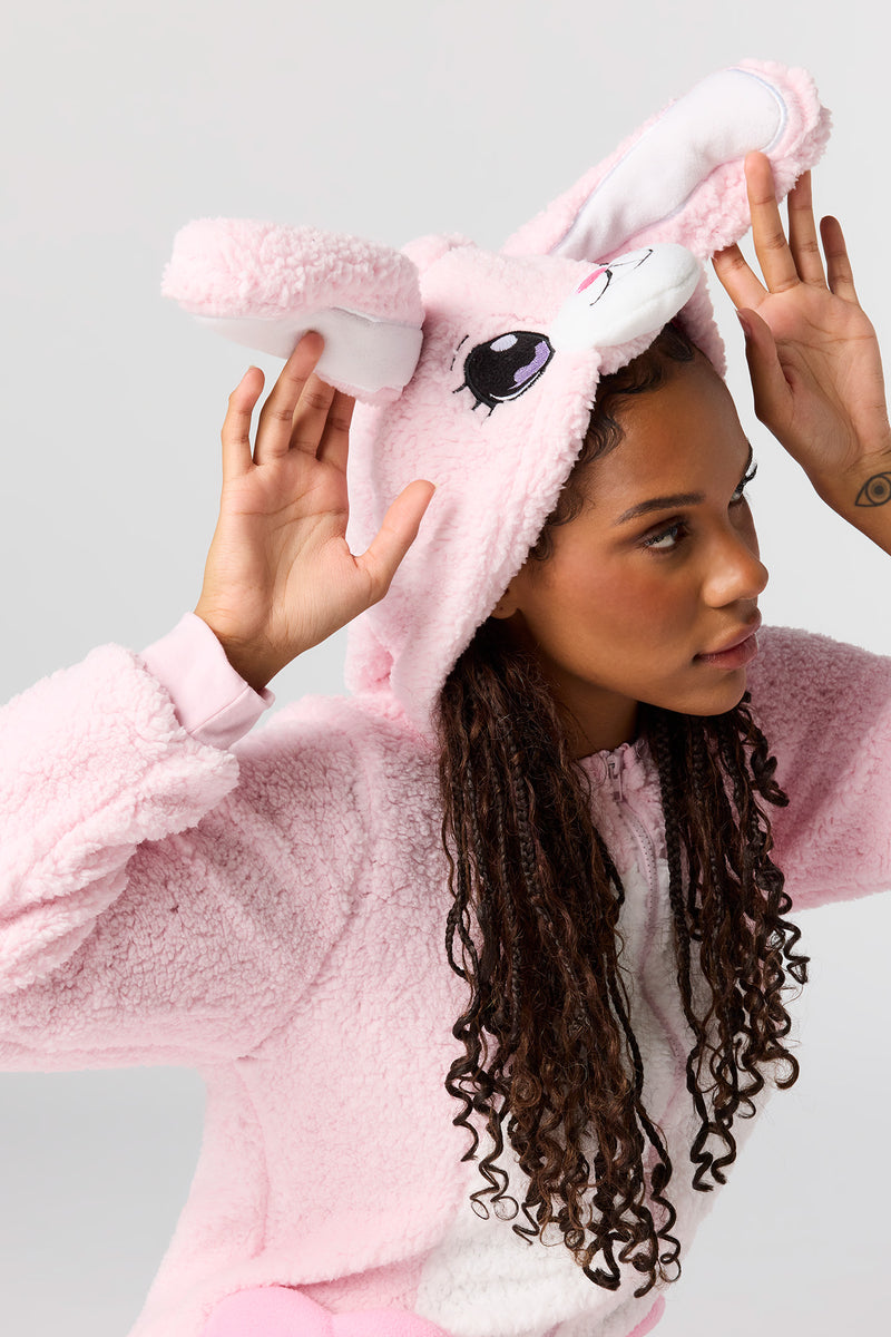 Sherpa Bunny Onesie