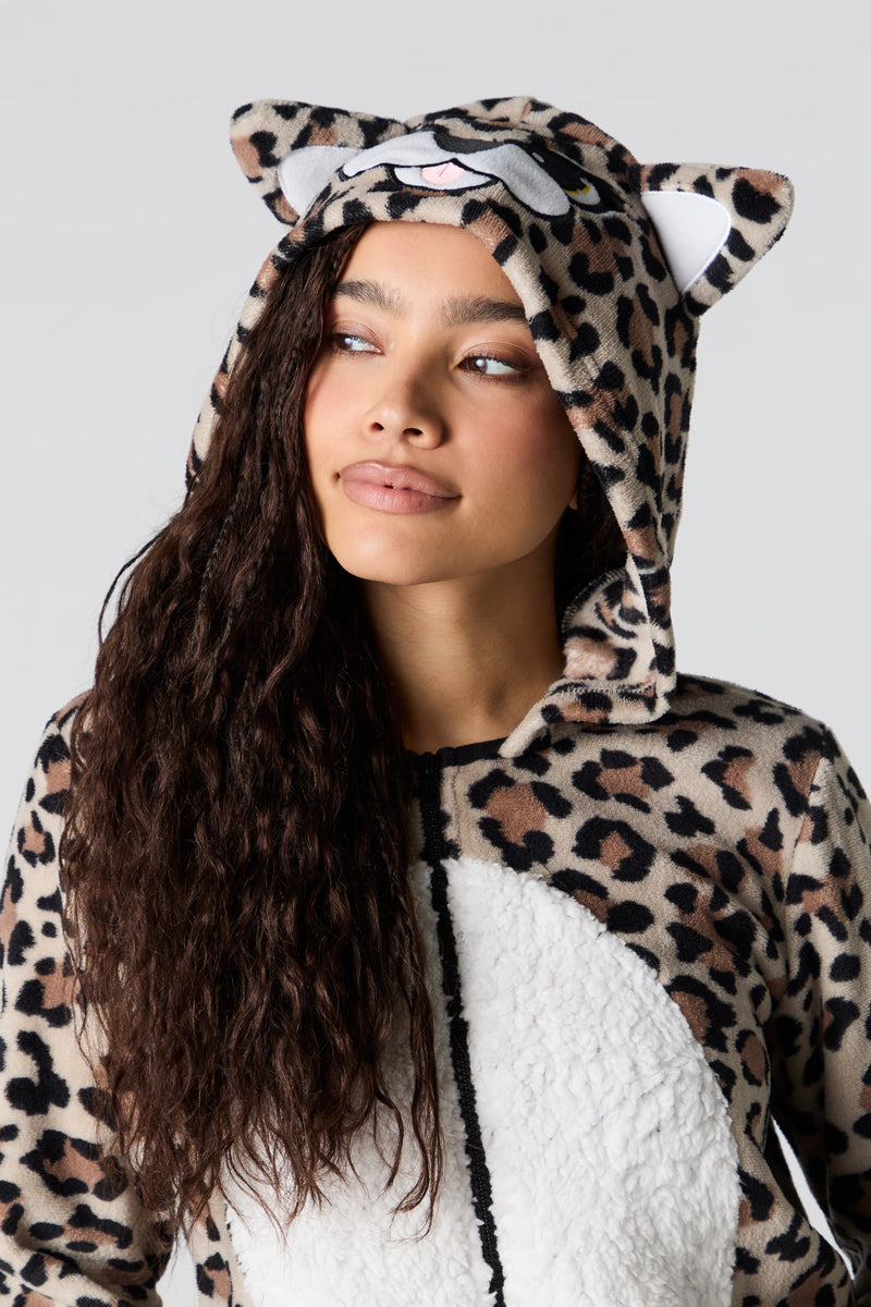 3D Cheetah Plush Onesie