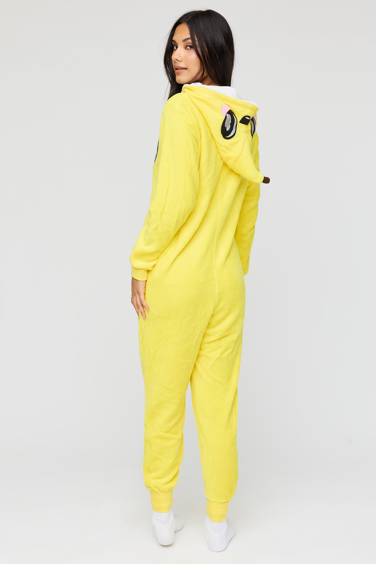 Vue alternative 4. Combinaison en peluche Banane 3D