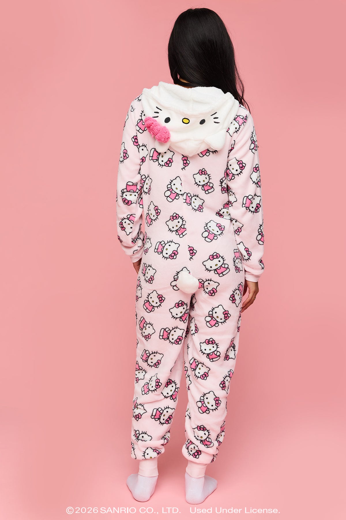 Vue alternative 4. Combinaison pelucheuse Hello Kitty® en 3D