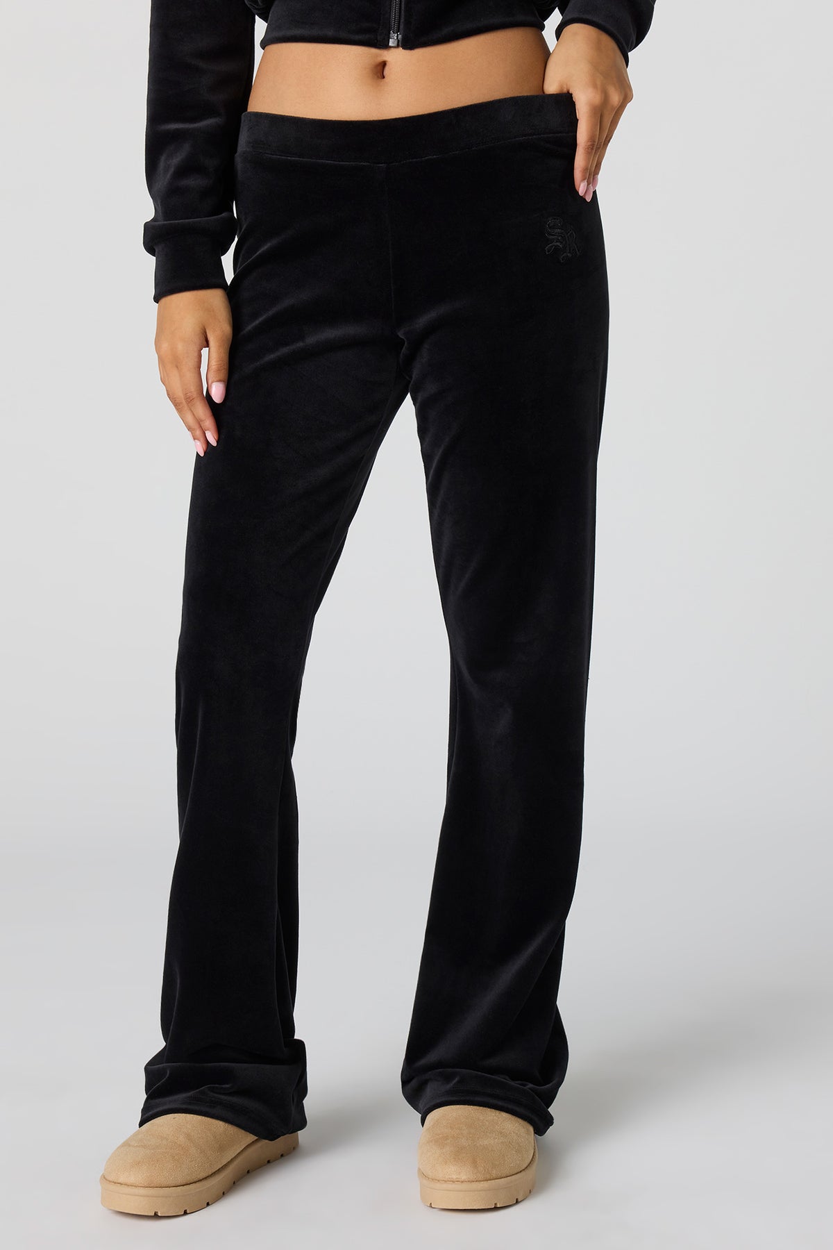 Vue alternative 2. Pantalon Sommer Ray à jambe évasée en velours