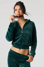 Sommer Ray Velour Zip Jacket