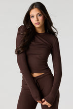 U/A Ribbed Long Sleeve Top